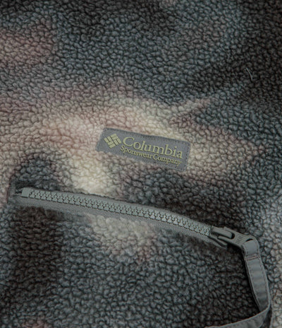 Columbia Helvetia II Printed Half Snap Fleece - Iron / Topoglitch