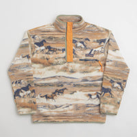 Columbia Helvetia II Printed Half Snap Fleece - Lemon Wash Roaming thumbnail