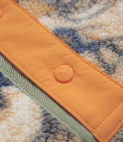 Columbia Helvetia II Printed Half Snap Fleece - Lemon Wash Roaming