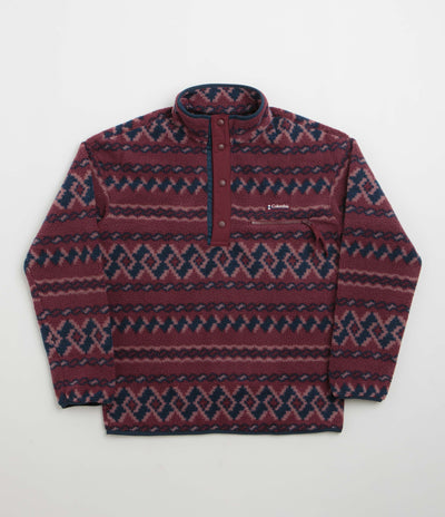 Columbia Helvetia II Printed Half Snap Fleece - Rich Wine / KnitKnot