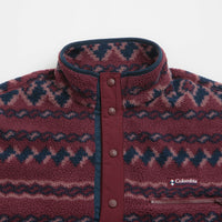 Columbia Helvetia II Printed Half Snap Fleece - Rich Wine / KnitKnot thumbnail