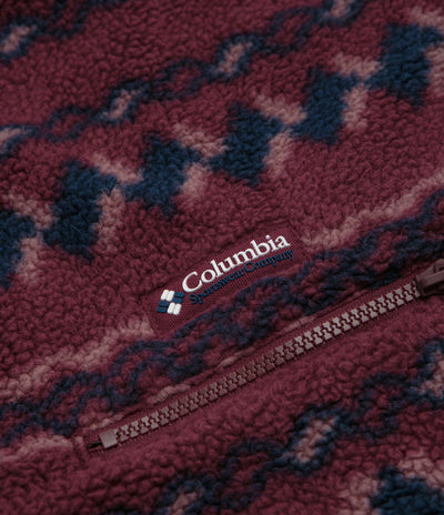 Columbia Helvetia II Printed Half Snap Fleece - Rich Wine / KnitKnot