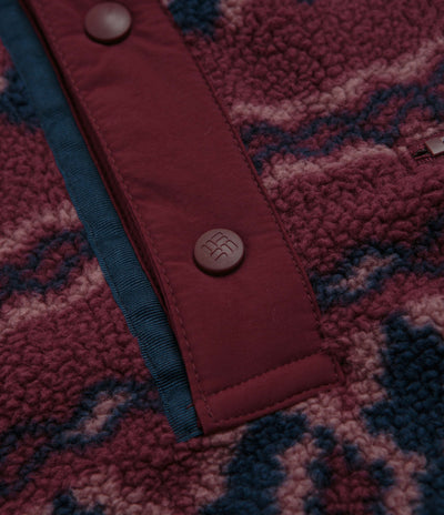 Columbia Helvetia II Printed Half Snap Fleece - Rich Wine / KnitKnot