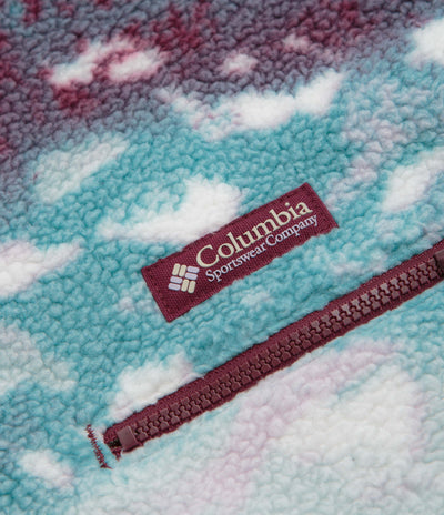 Columbia Helvetia II Printed Half Snap Fleece - Rich Wine / Sisters