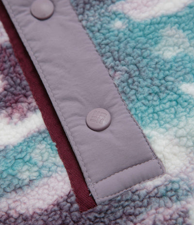 Columbia Helvetia II Printed Half Snap Fleece - Rich Wine / Sisters