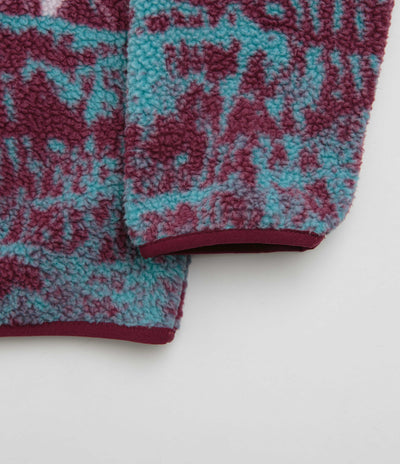 Columbia Helvetia II Printed Half Snap Fleece - Rich Wine / Sisters
