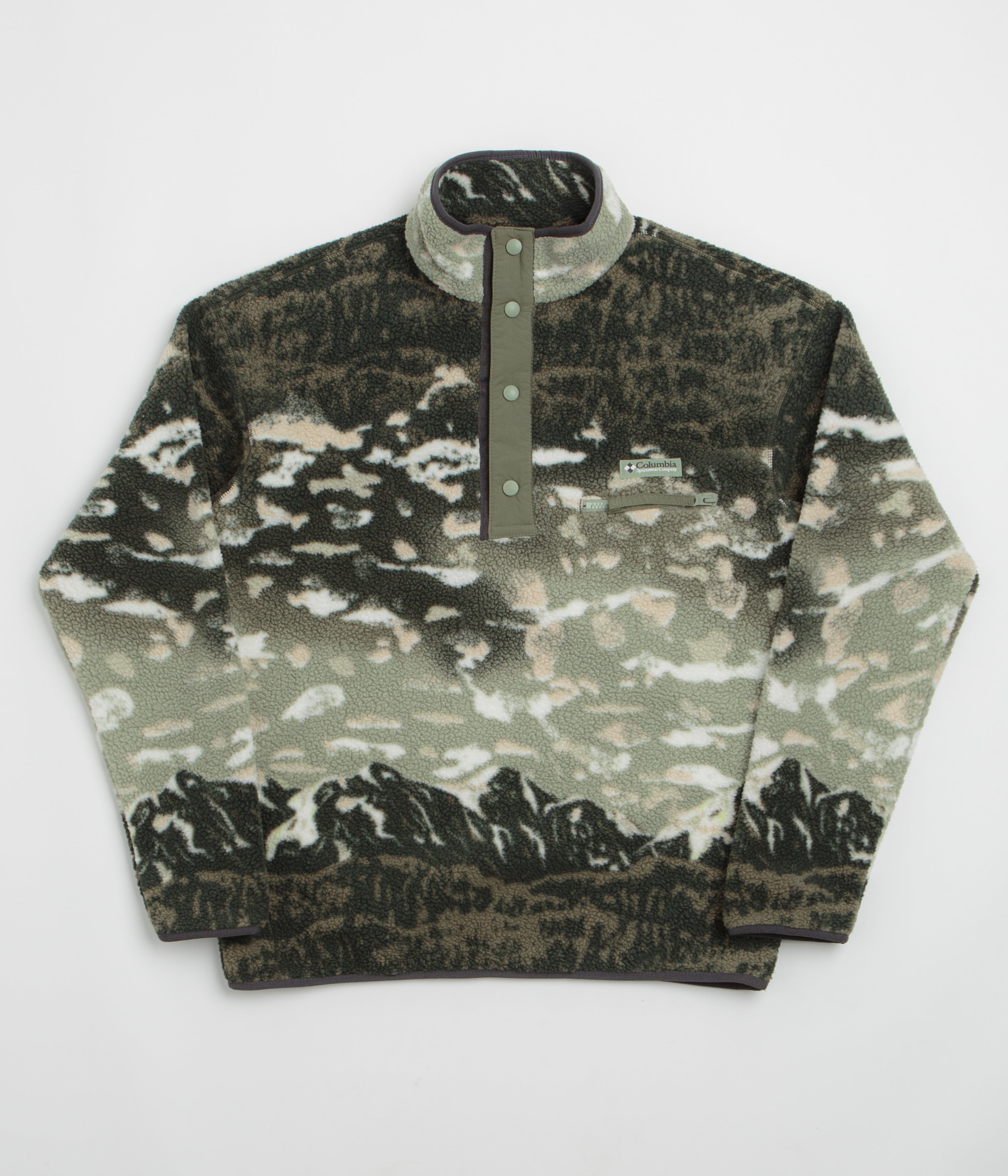 Columbia Helvetia II Printed Half Snap Fleece - Safari / Sisters