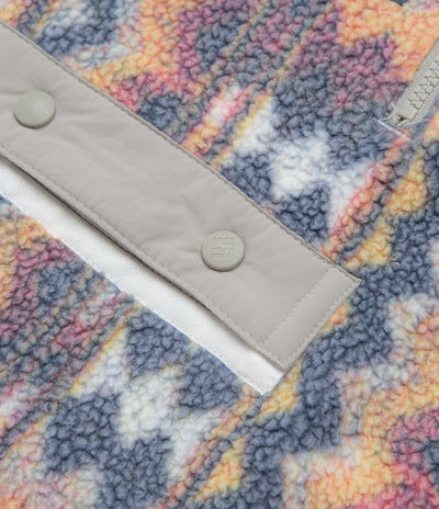 Columbia Helvetia II Printed Half Snap Fleece - Sea Salt / Retrotree