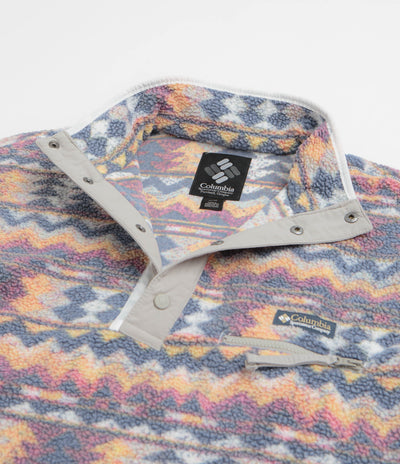Columbia Helvetia II Printed Half Snap Fleece - Sea Salt / Retrotree