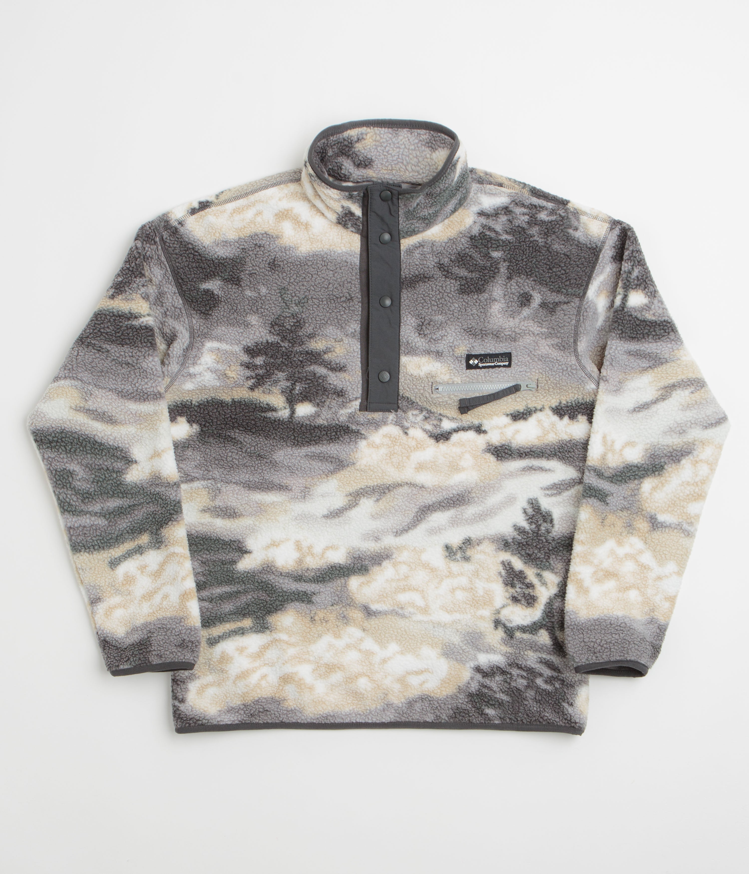 Columbia Helvetia II Printed Half Snap Fleece - Shark / Dreaming