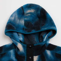 Columbia Helvetia II Printed Hooded Fleece - Phoenix Blue Dyeflow thumbnail