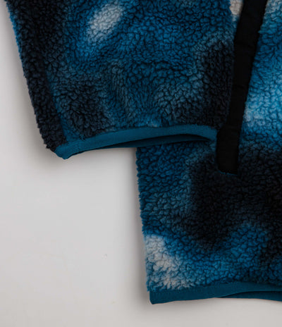 Columbia Helvetia II Printed Hooded Fleece - Phoenix Blue Dyeflow