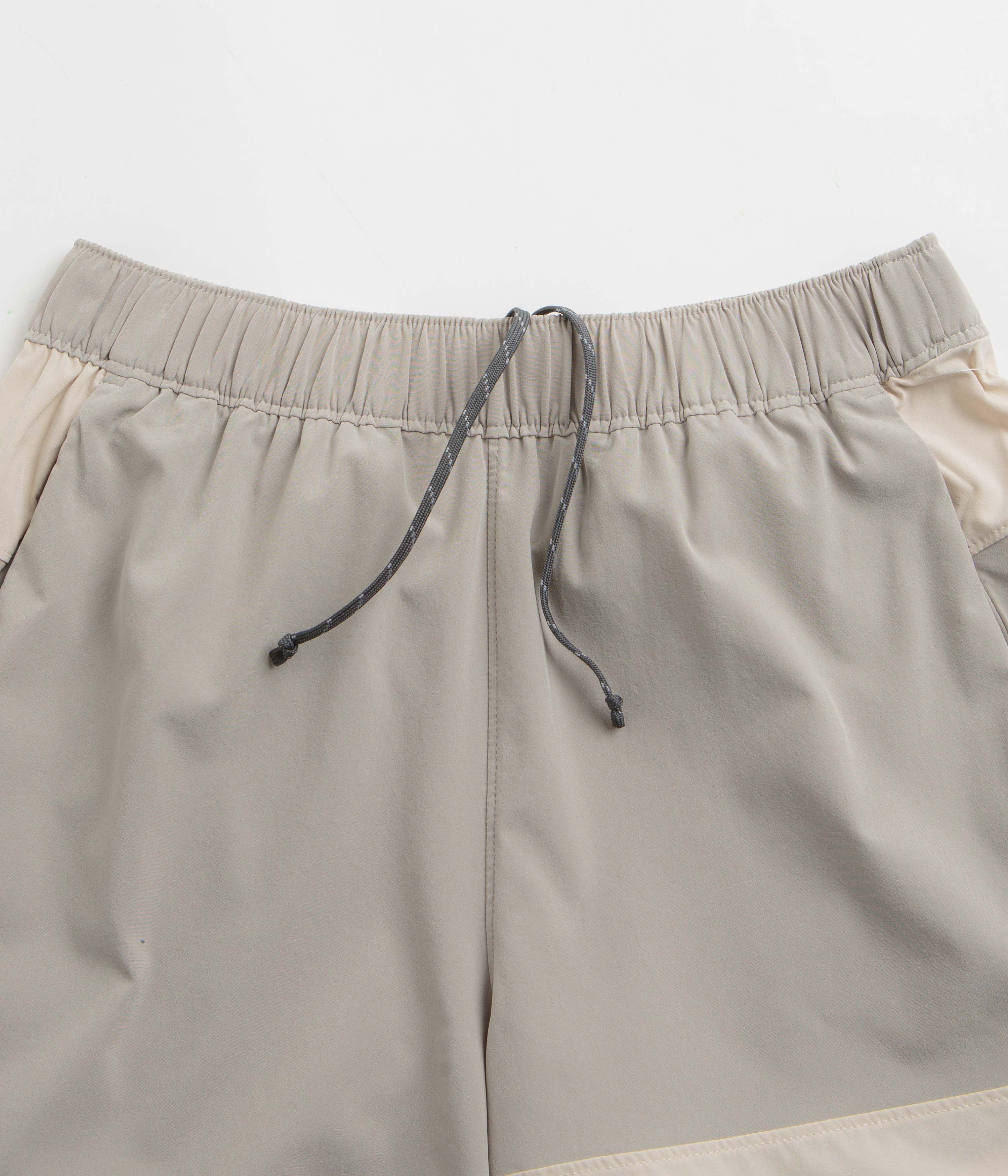 Columbia Hike Color Block Shorts - Flint Grey / Dark Stone | flatspot