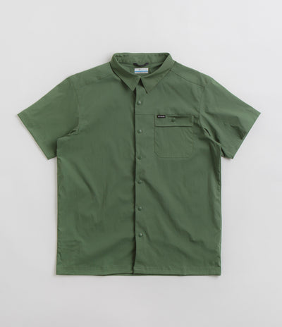 Columbia Landroamer Ripstop Short Sleeve Shirt in Canteen