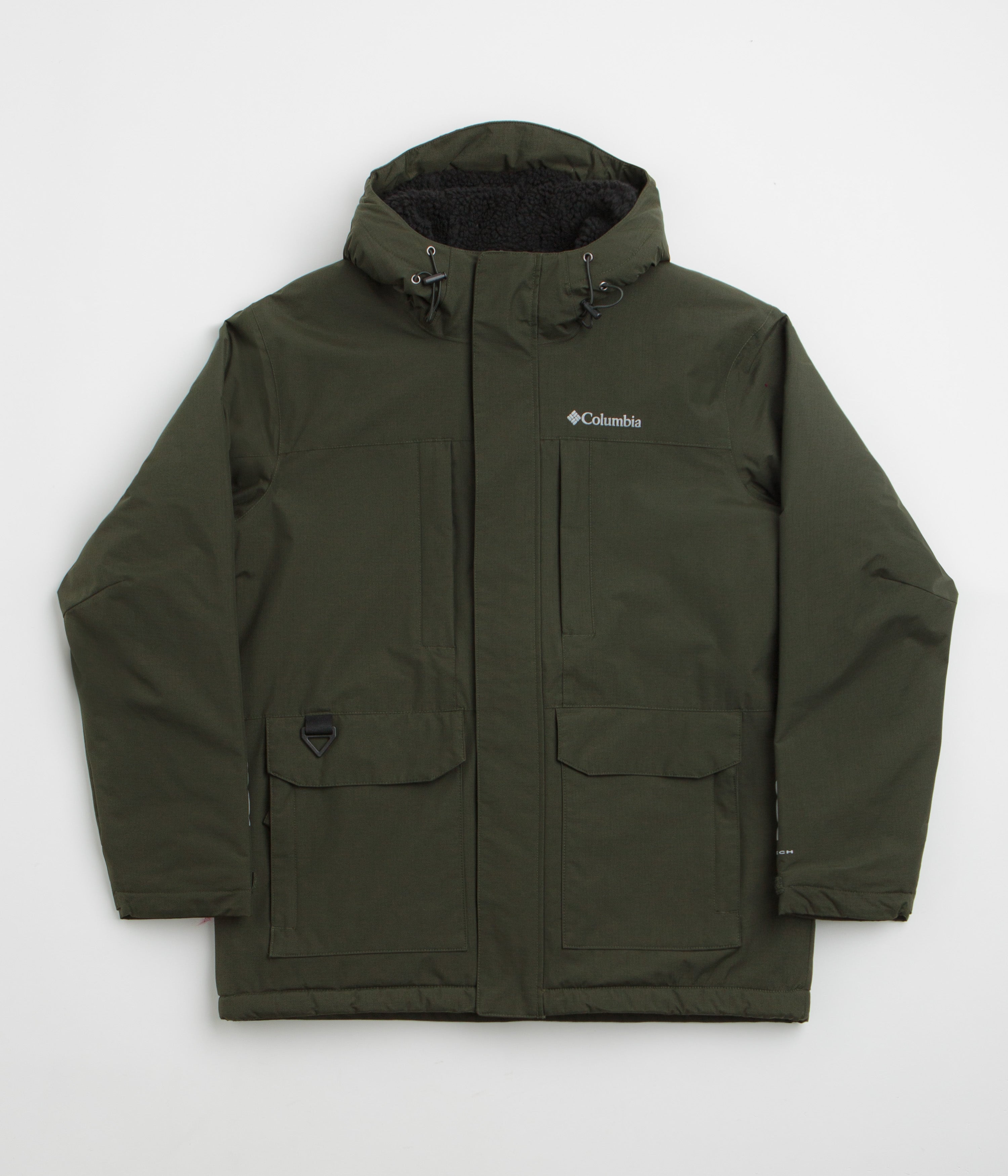 Columbia Landroamer Sherpa Lined Jacket in Greenscape