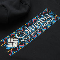 Columbia Meridian Creek Graphic Hoodie in Black and Branded Blanket thumbnail