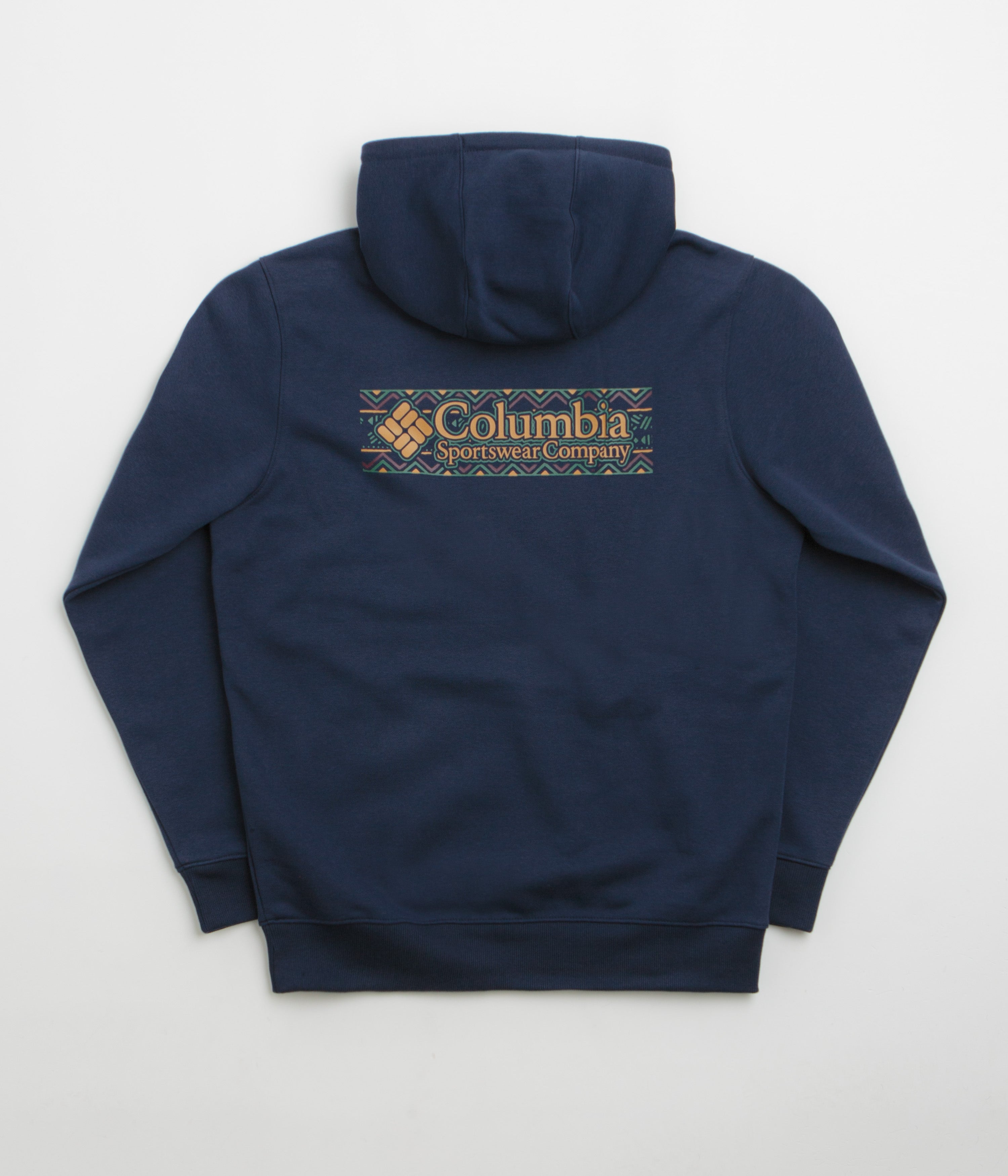 Columbia Meridian Creek Graphic Hoodie in Collegiate Navy and Branded Blanket