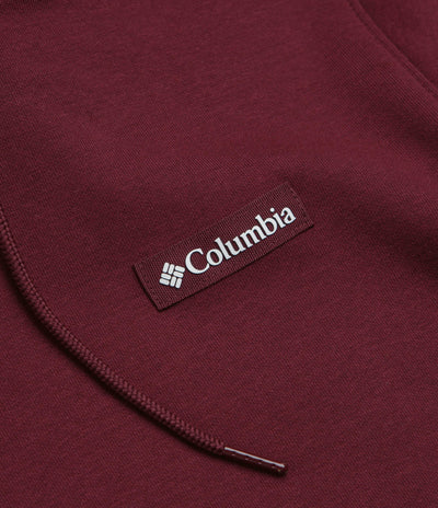 Columbia Meridian Creek Graphic Hoodie in Rich Wine and Branded Blanket