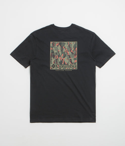 Columbia North Cascades T-Shirt - Black / Framed Treebark