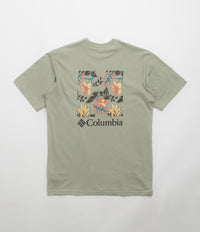 Columbia North Cascades T-Shirt in Safari and Pasteled Framed