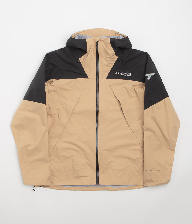 Columbia Northwest Explorer 3L Shell Jacket in Canoe and Black