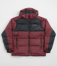 Columbia Pike Lake II Hooded Jacket in Rich Wine and Black