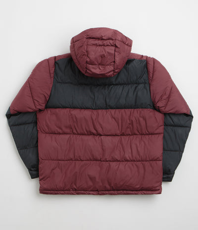 Columbia Pike Lake II Hooded Jacket - Rich Wine / Black