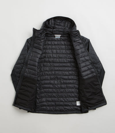 Columbia Powder Pass Hybrid Hooded Jacket in Black