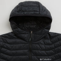 Columbia Powder Pass Hybrid Hooded Jacket in Black thumbnail