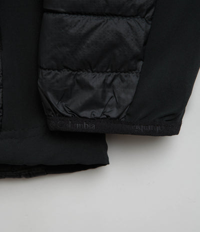 Columbia Powder Pass Hybrid Hooded Jacket in Black