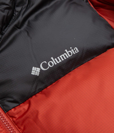 Columbia Puffect Hooded Jacket - Warp Red / Shark