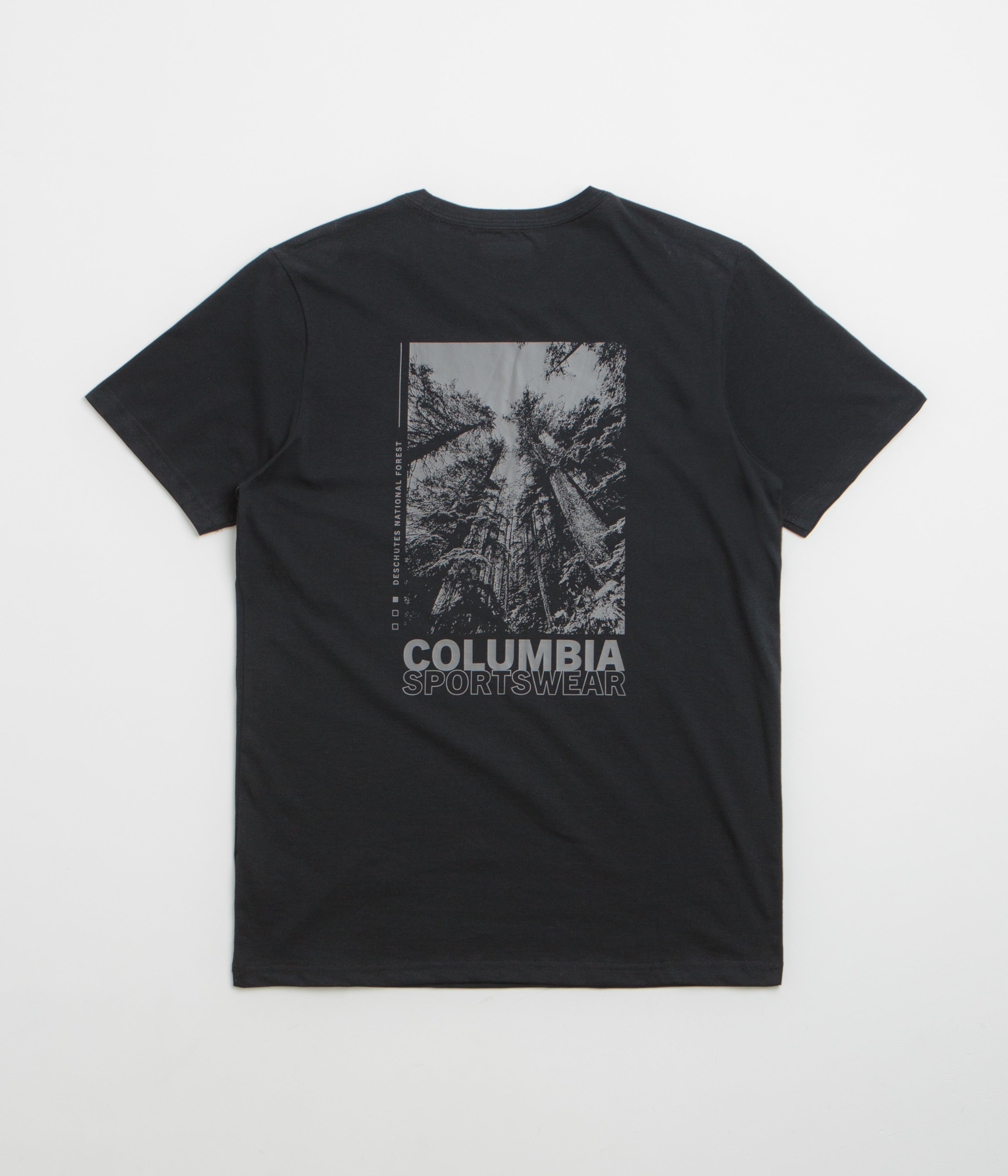 Columbia Rapid Ridge Back Graphic II T-Shirt in Black and Amazing Heights