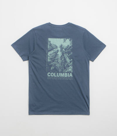 Columbia Rapid Ridge Back Graphic II T-Shirt - Dark Mountain / Amazing Heights