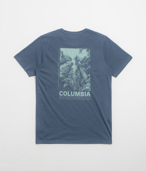 Columbia Rapid Ridge Back Graphic II T-Shirt - Dark Mountain / Amazing Heights