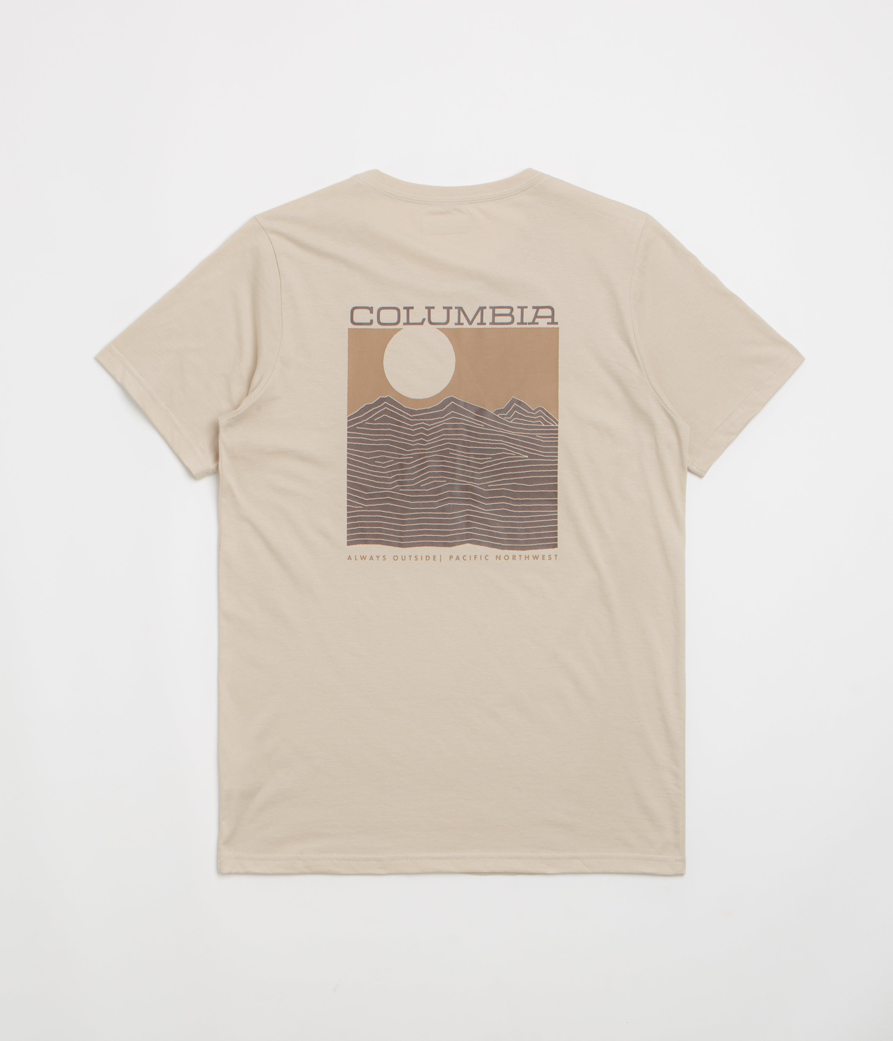 Columbia Rapid Ridge Back Graphic II T-Shirt - Dark Stone / Framed Landscape