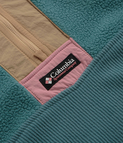 Columbia Riptide Fleece in Cloudburst and Canoe / Salmon Rose