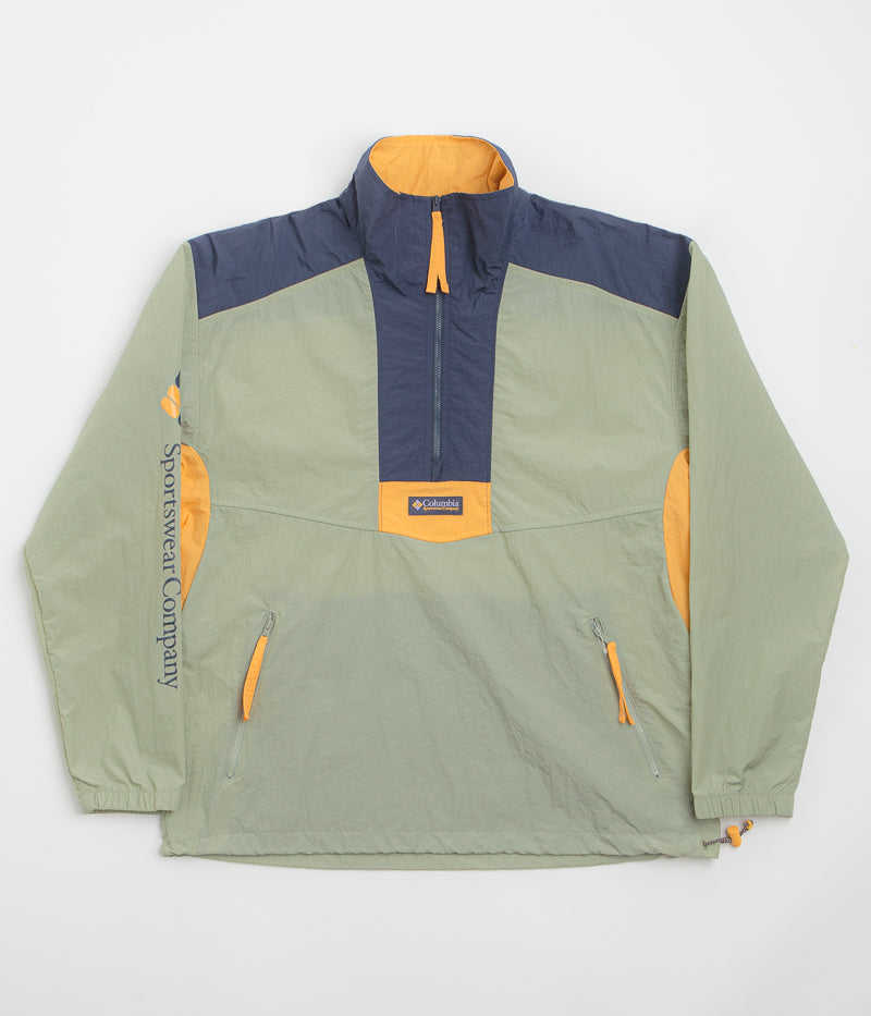 Columbia Riptide II Retro Windbreaker Anorak in Safari and Nocturnal