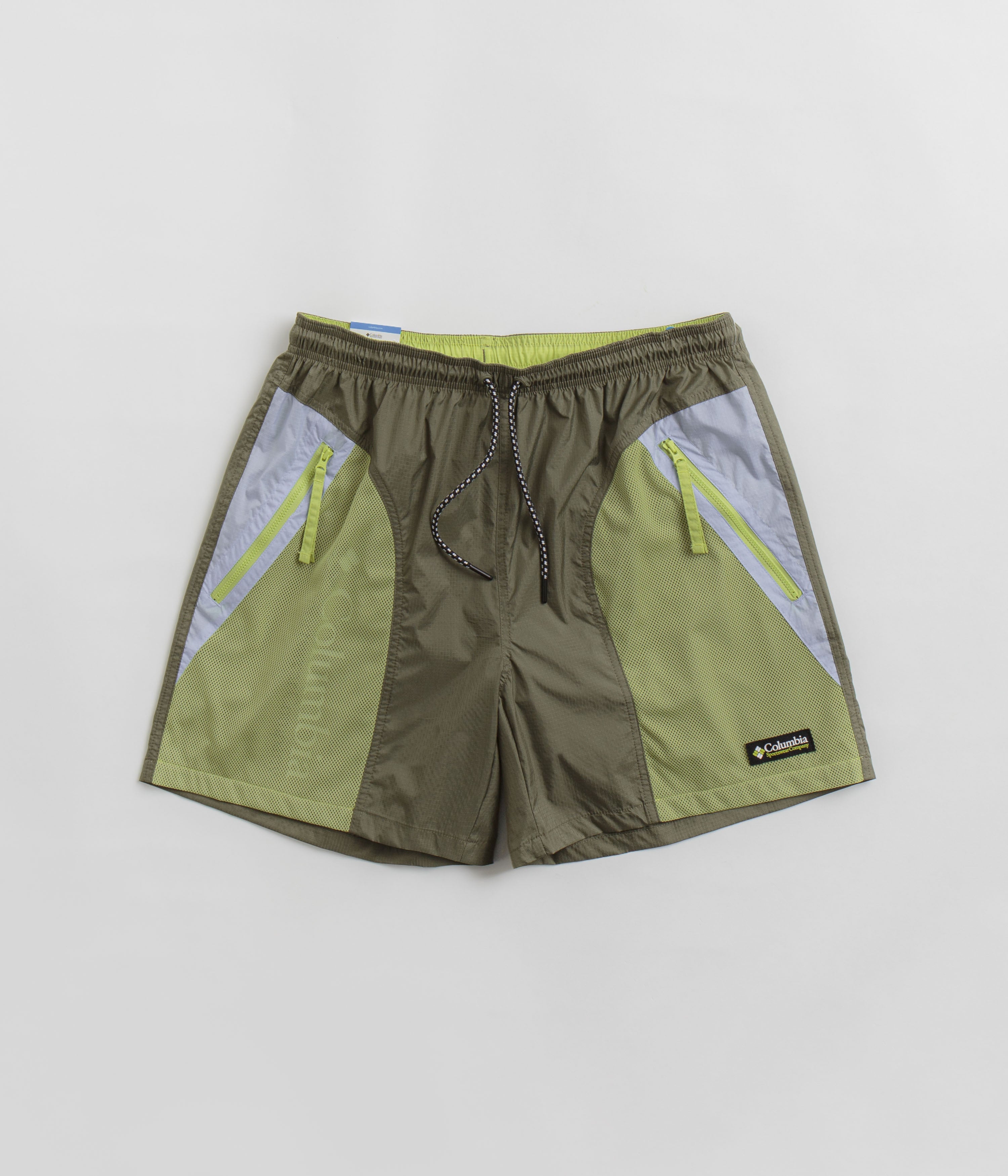Columbia Riptide II Shorts in Stone Green and Whisper / Napa Green