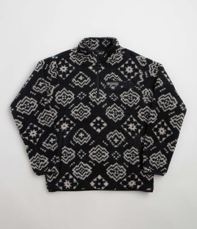 Columbia Rugged Ridge High Pile Half Zip Fleece - Black Checked Out / Black