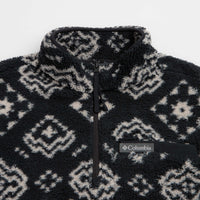 Columbia Rugged Ridge High Pile Half Zip Fleece - Black Checked Out / Black thumbnail