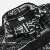 Columbia Rugged Ridge High Pile Half Zip Fleece - Black / Deschutes Days thumbnail