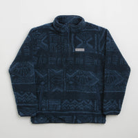 Columbia Rugged Ridge High Pile Half Zip Fleece - Collegiate Navy / Deschutes Days thumbnail