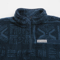 Columbia Rugged Ridge High Pile Half Zip Fleece - Collegiate Navy / Deschutes Days thumbnail