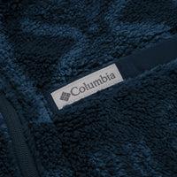 Columbia Rugged Ridge High Pile Half Zip Fleece - Collegiate Navy / Deschutes Days thumbnail