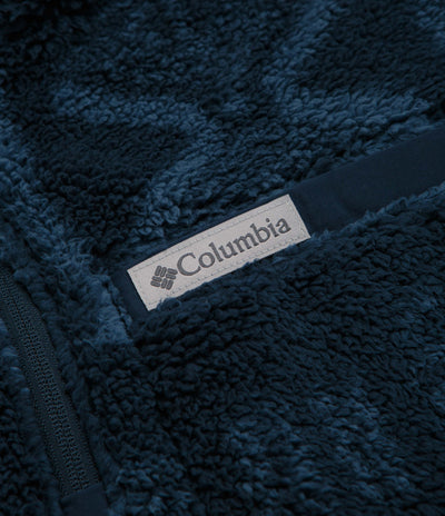 Columbia Rugged Ridge High Pile Half Zip Fleece - Collegiate Navy / Deschutes Days