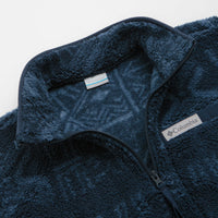 Columbia Rugged Ridge High Pile Half Zip Fleece - Collegiate Navy / Deschutes Days thumbnail