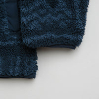 Columbia Rugged Ridge High Pile Half Zip Fleece - Collegiate Navy / Deschutes Days thumbnail