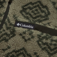 Columbia Rugged Ridge High Pile Half Zip Fleece - Stone Green Checked Out / Greenscape thumbnail