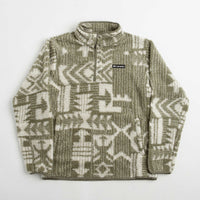 Columbia Rugged Ridge II Sherpa 1/2 Snap Fleece - Stone Green Passages Print thumbnail