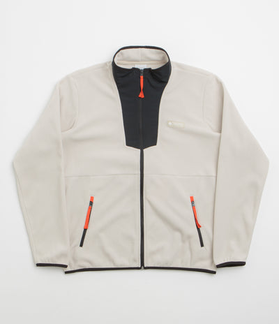 Columbia Sequoia Grove Full Zip Fleece in Dark Stone and Black